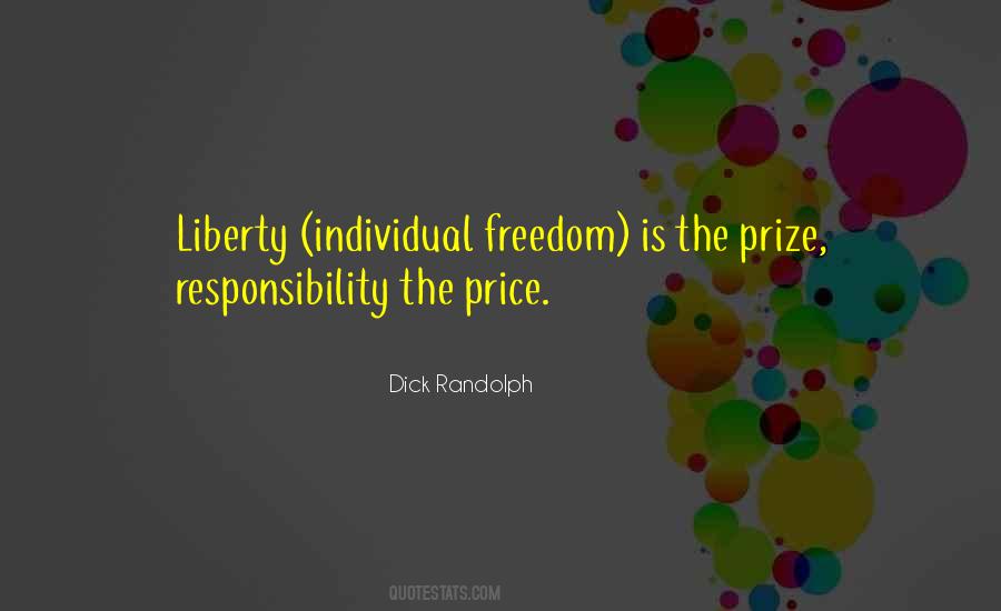 Quotes About Individual Responsibility #754824