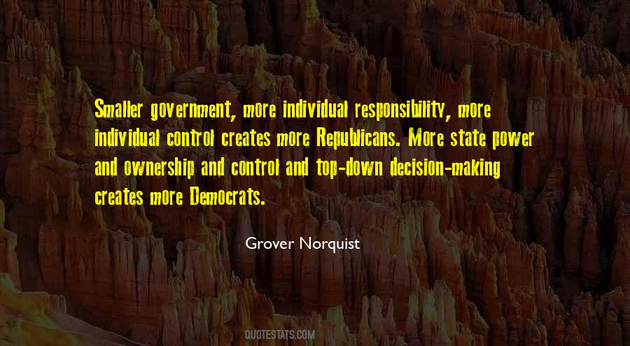 Quotes About Individual Responsibility #84200