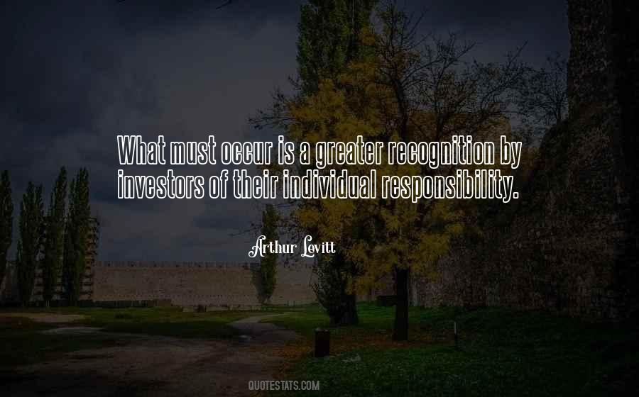 Quotes About Individual Responsibility #962155