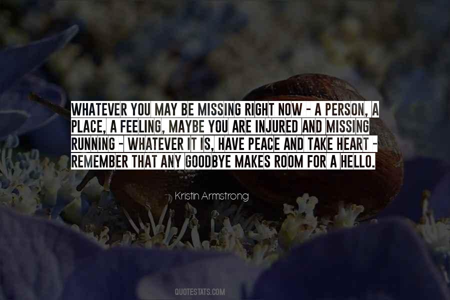 Quotes About Missing A Place #879393