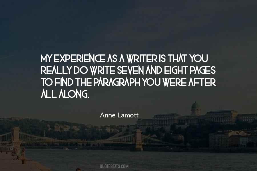 Quotes About Paragraph Writing #93984