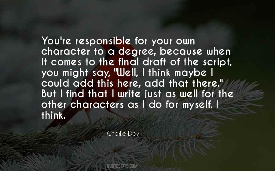 Quotes About Script Writing #603105