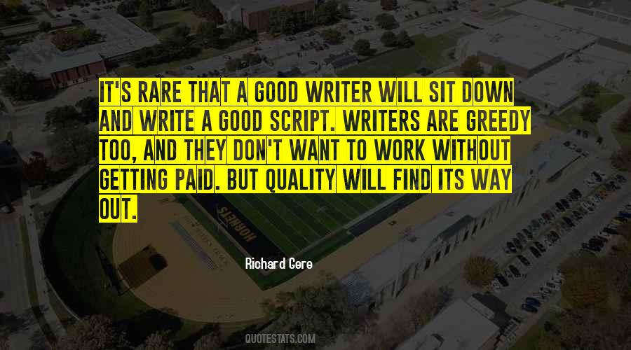 Quotes About Script Writing #767750