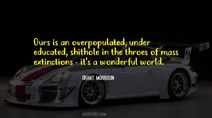 Quotes About Overpopulated #891258