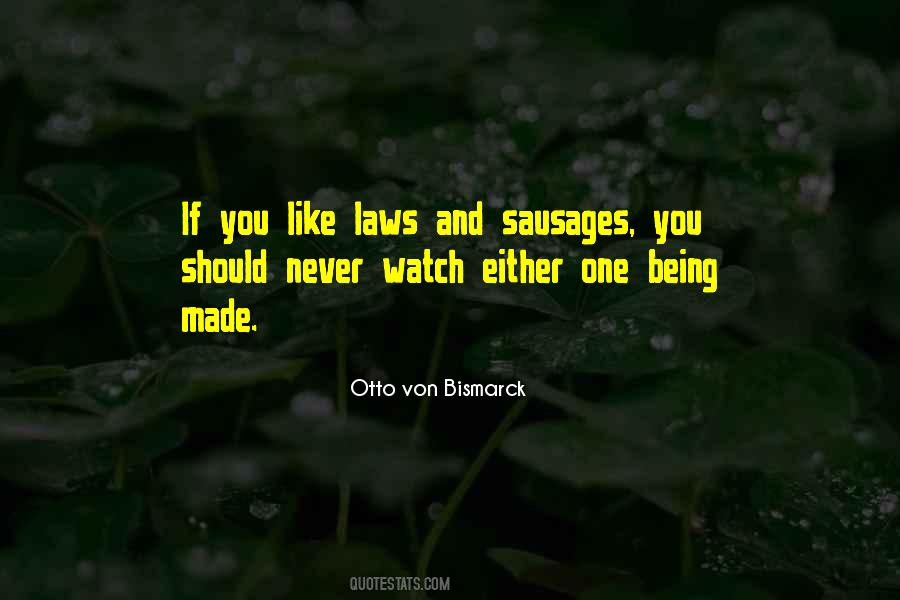 Quotes About Sausages #589744
