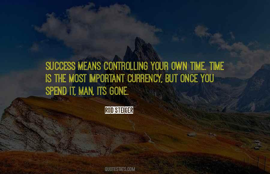 Time Success Quotes #69445