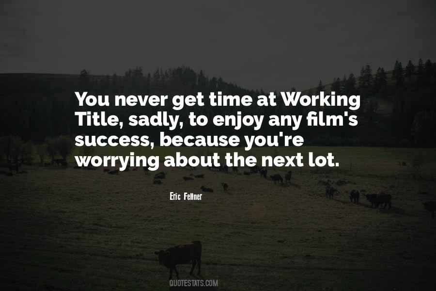 Time Success Quotes #7816