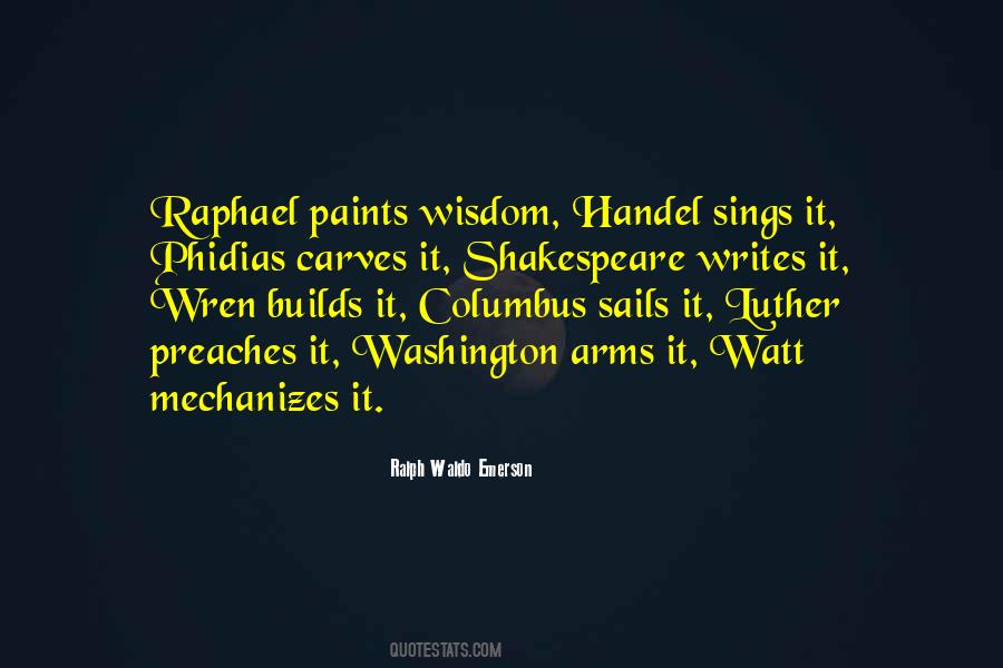 Quotes About Handel #1358936