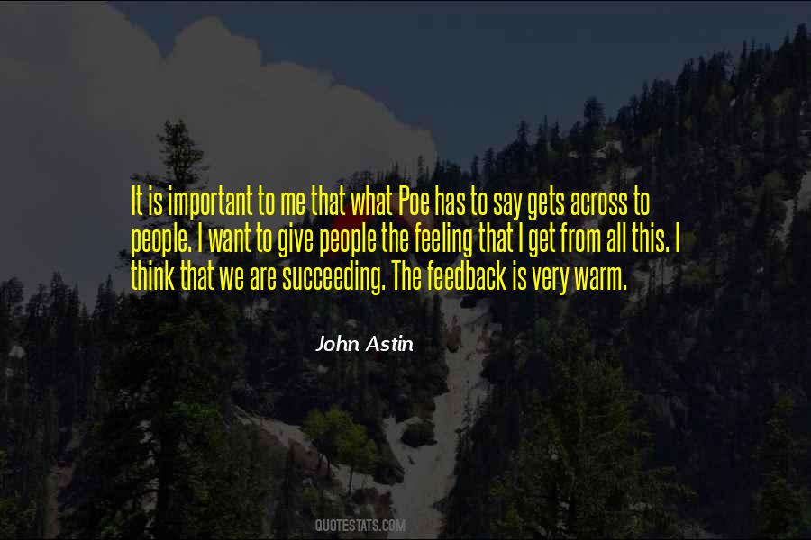 Quotes About Feedback #1005487