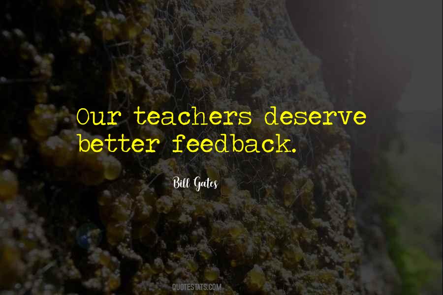 Quotes About Feedback #1218375