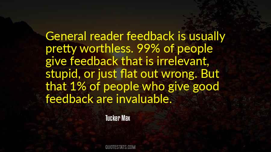 Quotes About Feedback #1339989