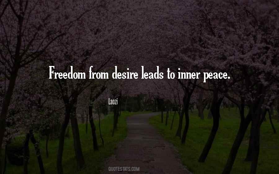 Desire Peace Quotes #175658