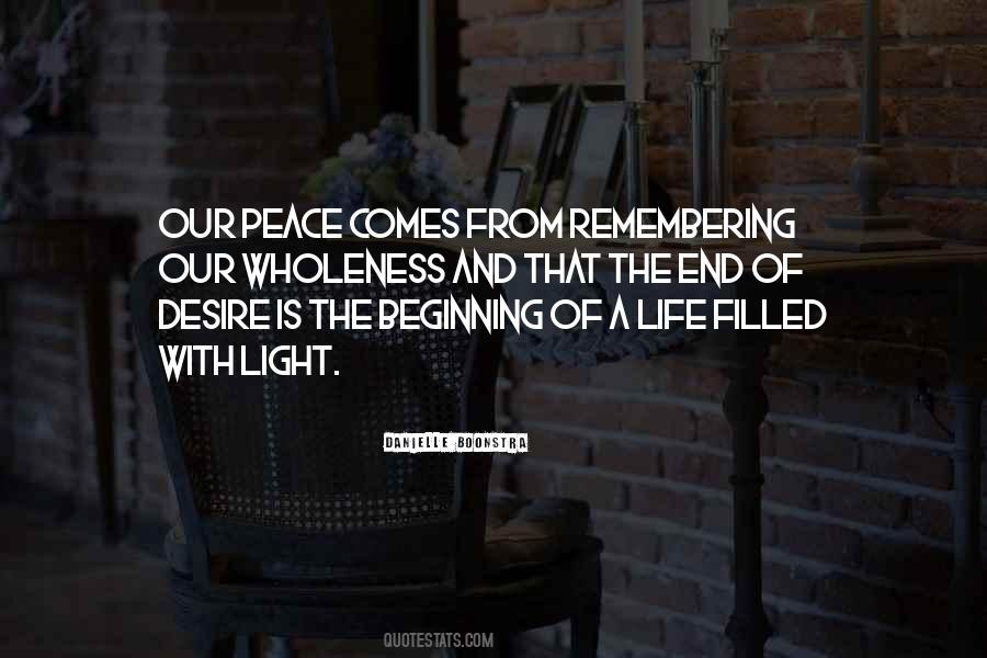 Desire Peace Quotes #283396