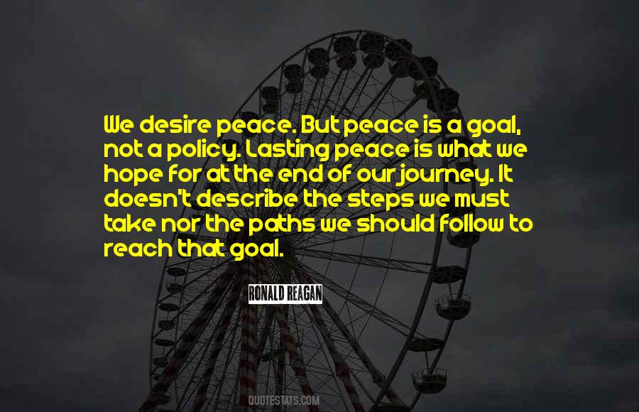 Desire Peace Quotes #306155