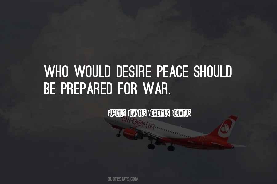 Desire Peace Quotes #404800