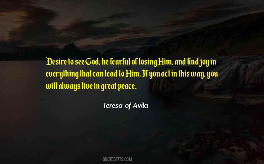 Desire Peace Quotes #695777