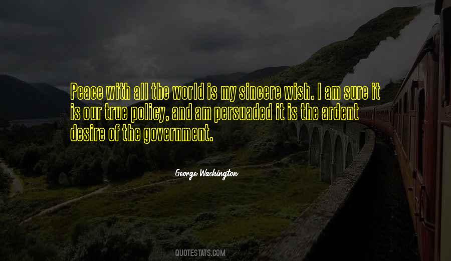 Desire Peace Quotes #938259