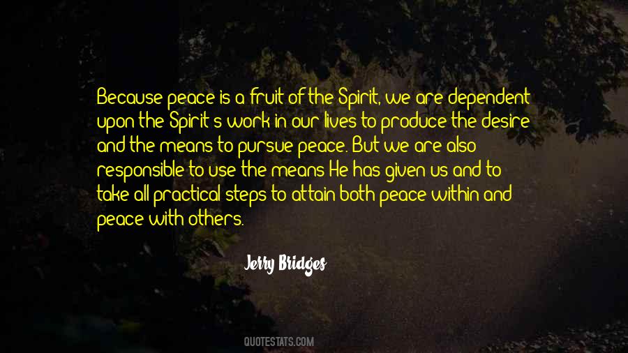Desire Peace Quotes #949077