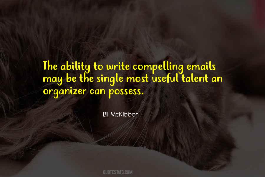 Writing Talent Quotes #495536