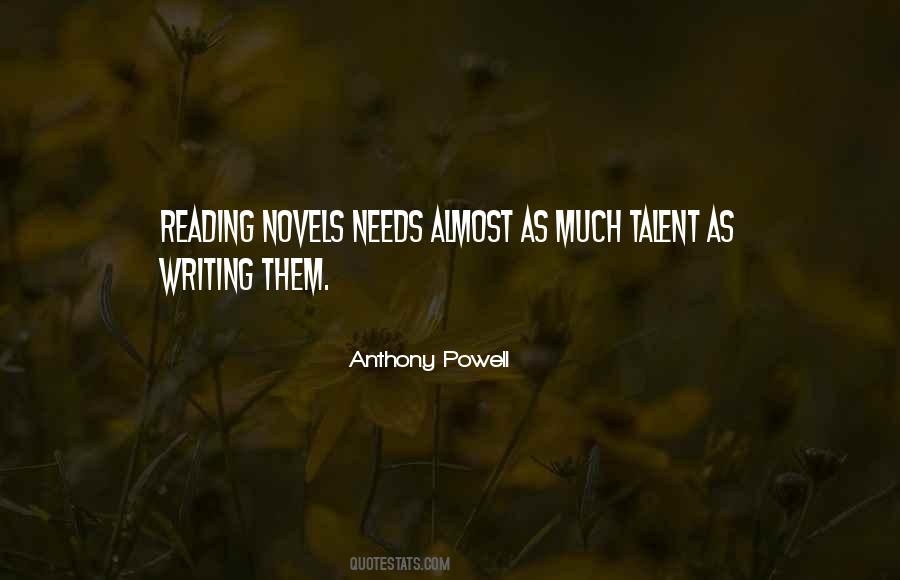 Writing Talent Quotes #538545