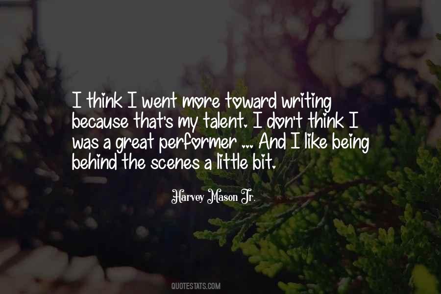 Writing Talent Quotes #798873