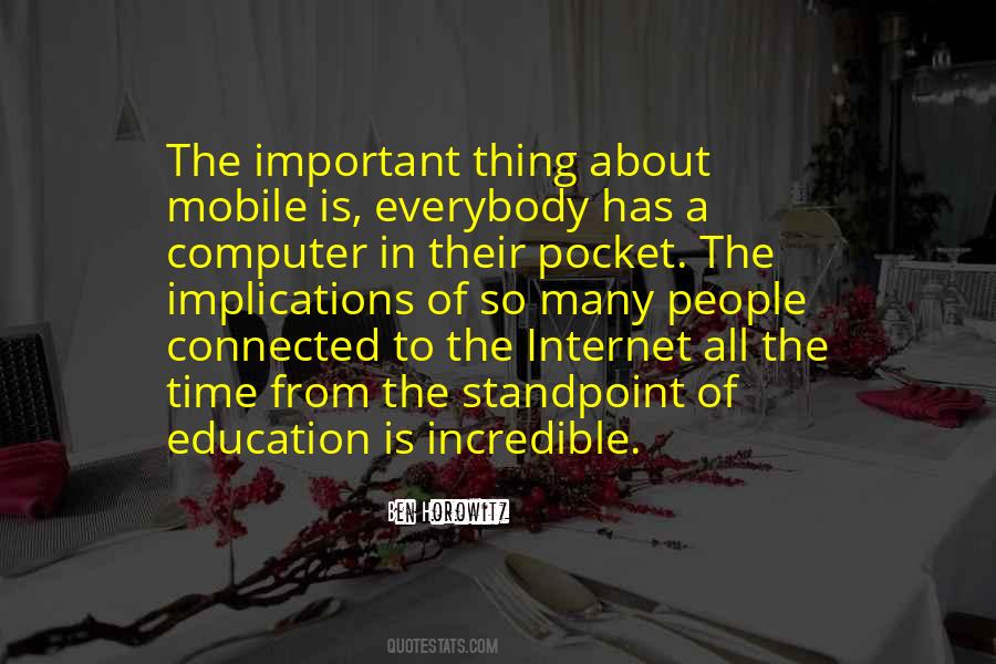 Quotes About Mobile Internet #314035