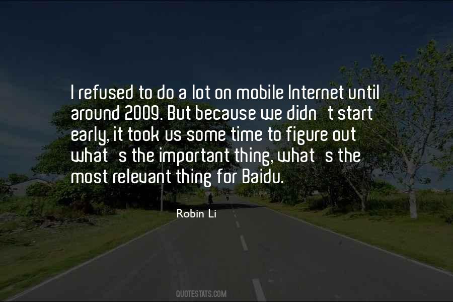 Quotes About Mobile Internet #938422