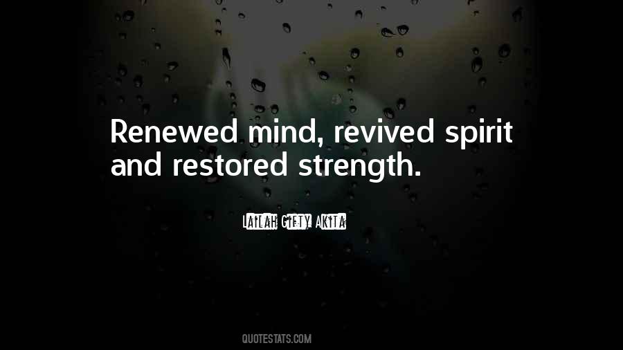 Quotes About Renewed Strength #1778223