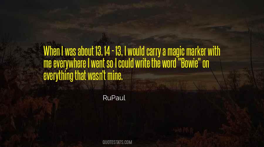 Magic Word Quotes #1120398