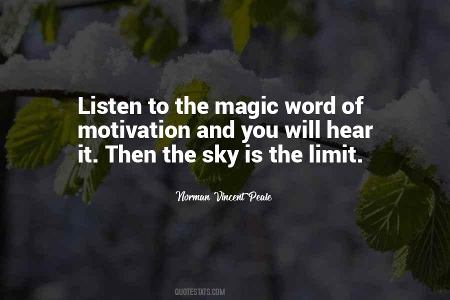 Magic Word Quotes #1855769