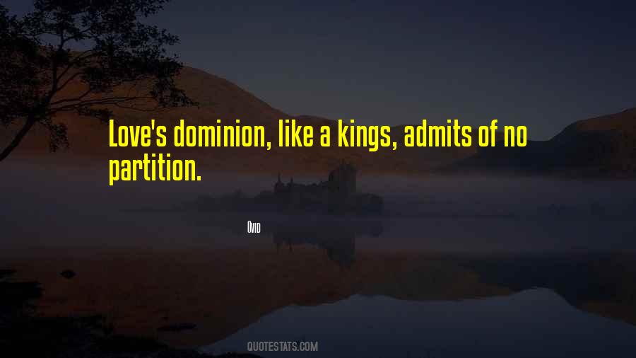 Quotes About Dominion #1818570