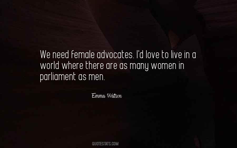 Quotes About Advocates #187530