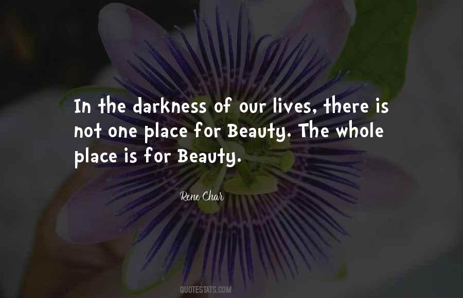 Beauty Of Our Lives Quotes #173893