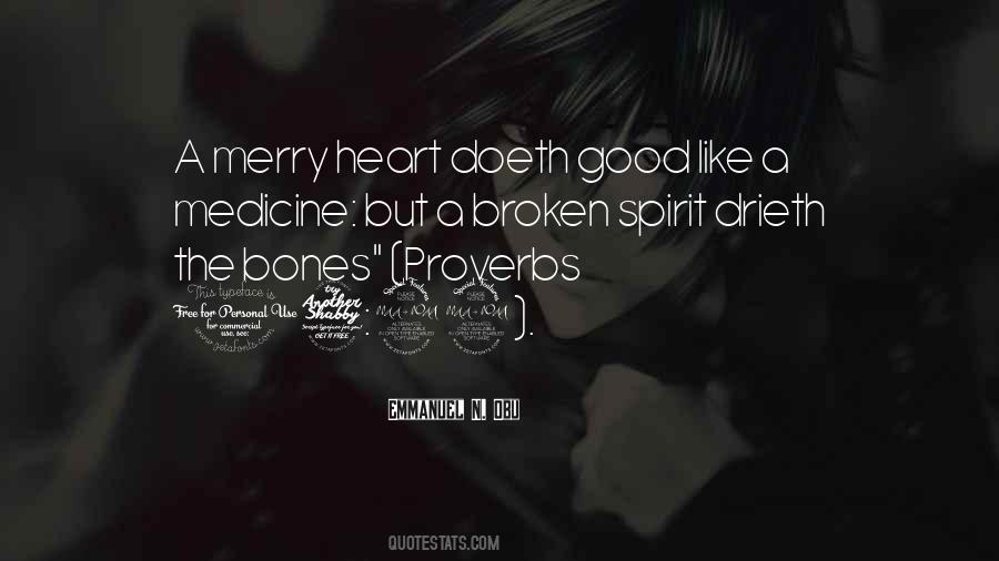 Quotes About Broken Spirit #1291322