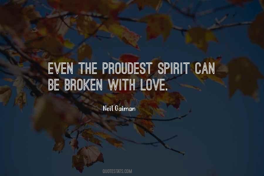 Quotes About Broken Spirit #642300