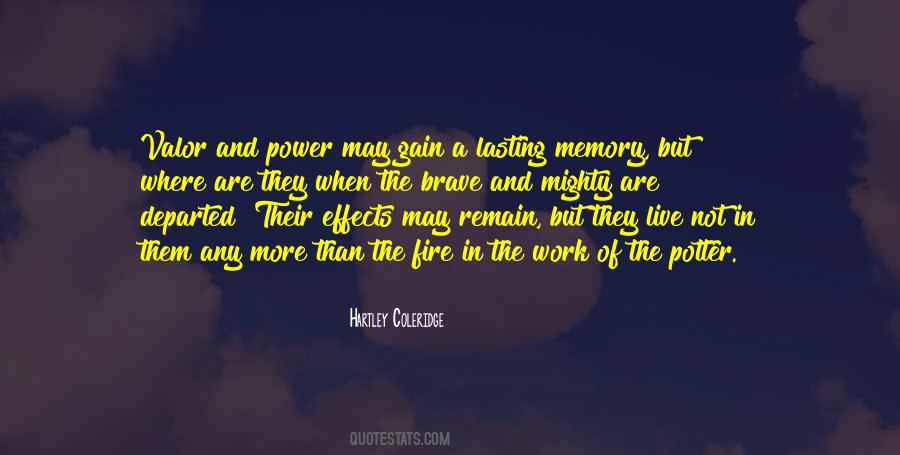 Quotes About Memory Power #1353364