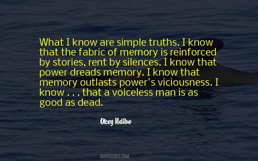 Quotes About Memory Power #1542000