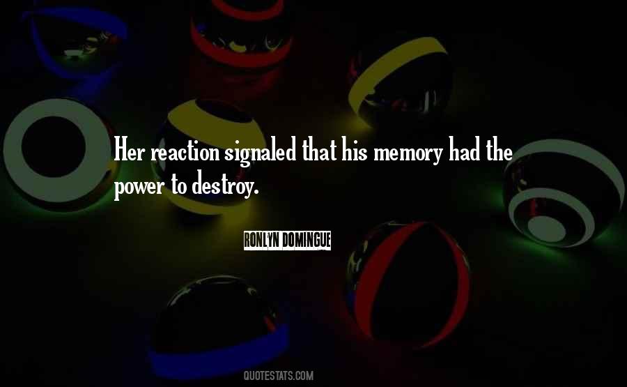 Quotes About Memory Power #459635