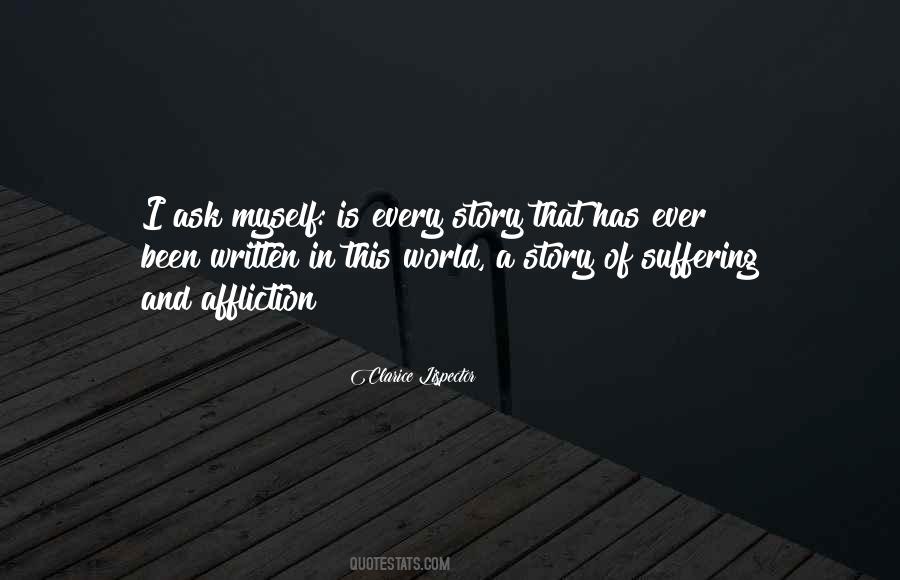 Quotes About Affliction #1148565