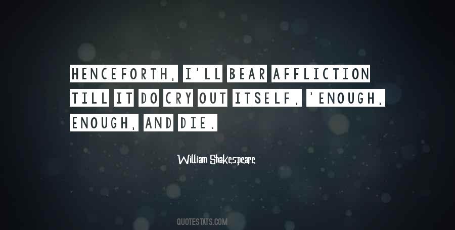 Quotes About Affliction #1674059