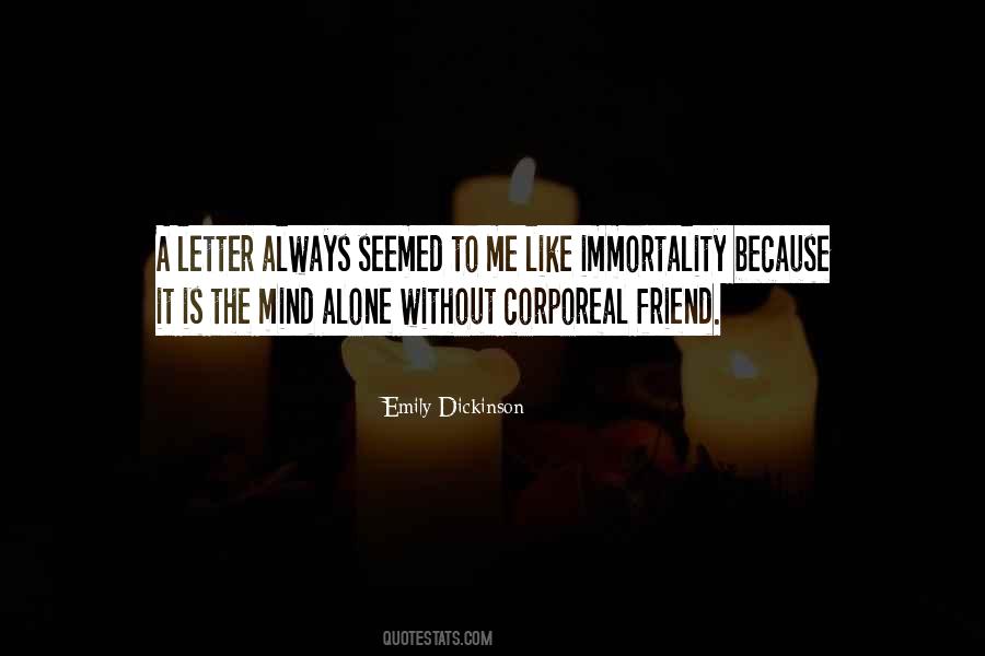 Quotes About Friendship Letters #1465549