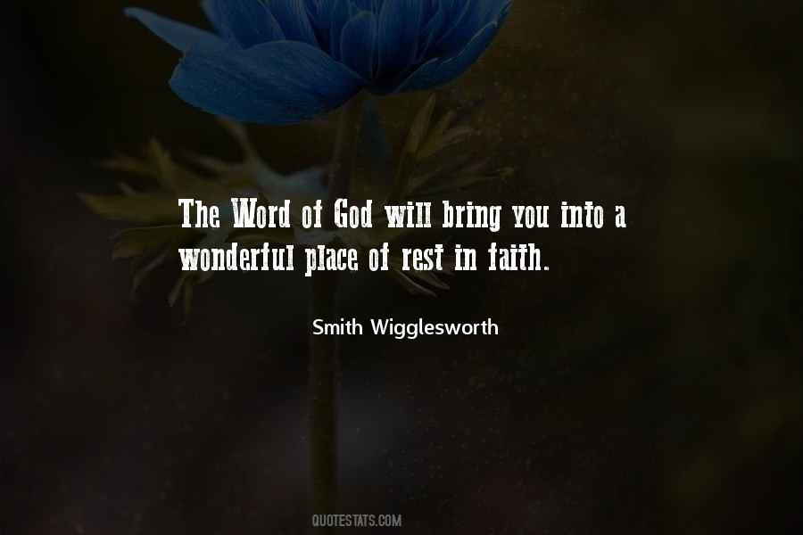Faith Gods Word Quotes #1039009