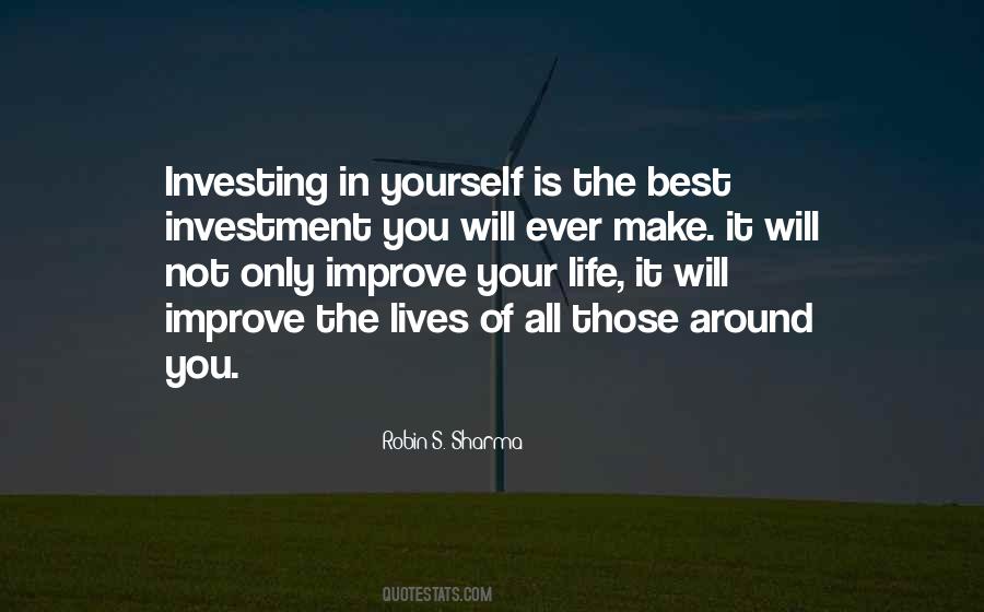 Quotes About Investing In Yourself #1309017