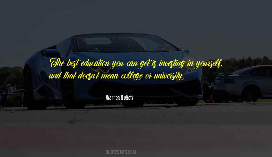 Quotes About Investing In Yourself #263444