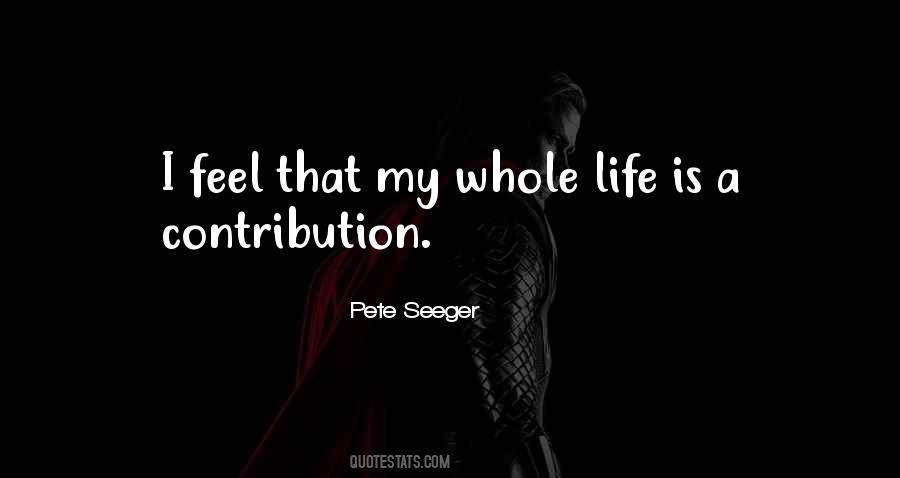 Quotes About Contribution #1312905