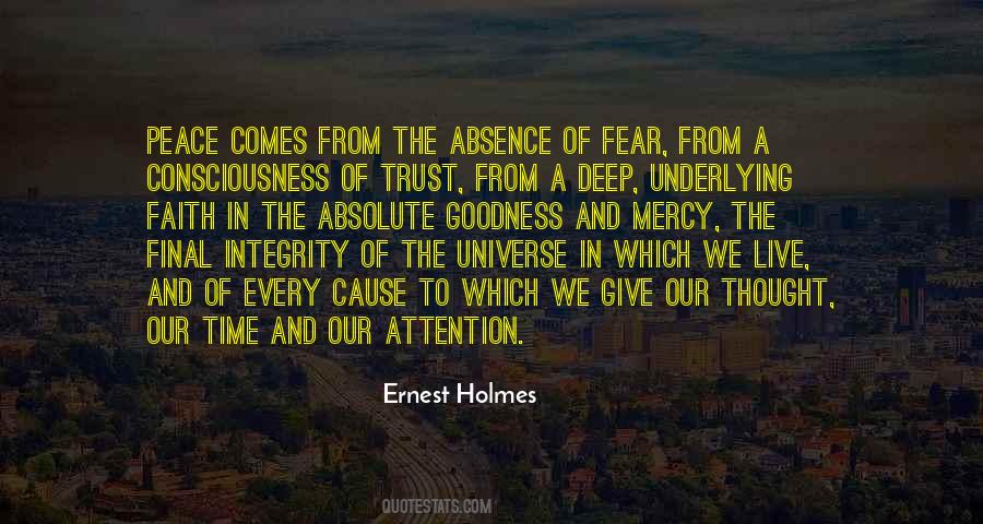 Quotes About The Absence Of Fear #1059597