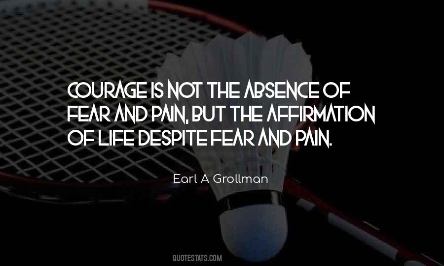 Quotes About The Absence Of Fear #1842222