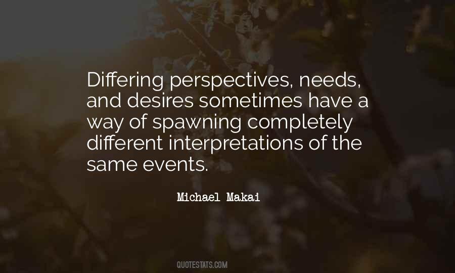 Quotes About Different Perspectives #397255