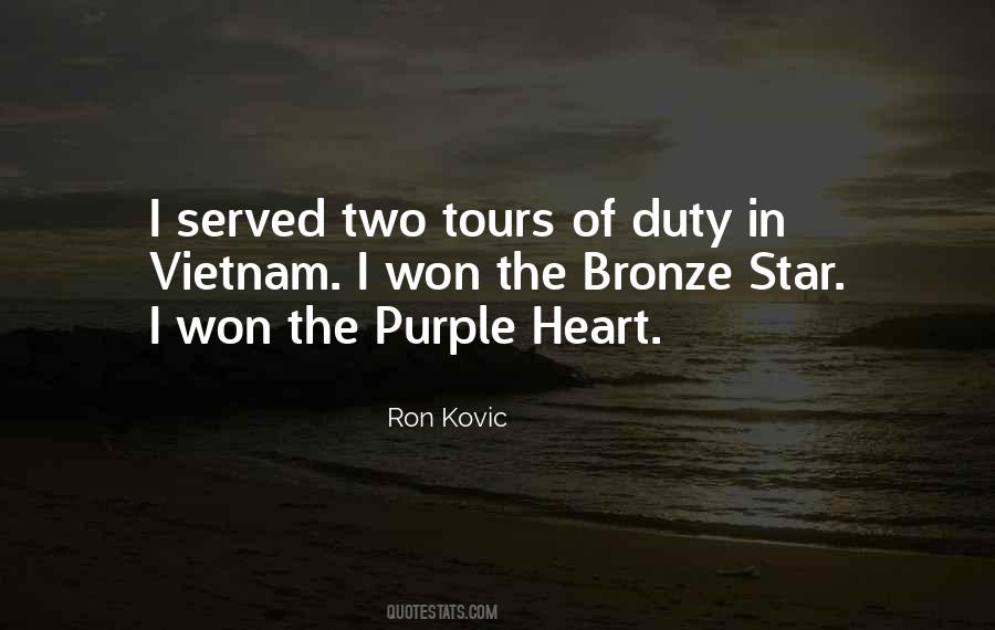 Quotes About Purple Heart #714494