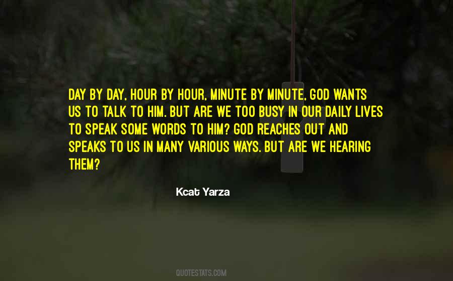 Hearing From God Quotes #922012